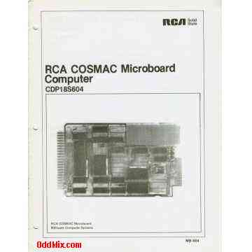 MB-604 CDP18S604 RCA COSMAC Microboard Computer User Manual [8 KB]