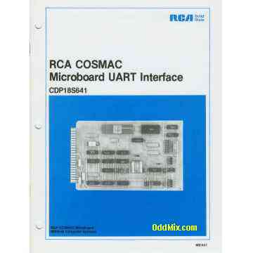 MB-641 CDP18S641 RCA COSMAC Microboard UART Interface User Manual [8 KB]