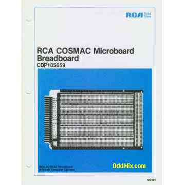 MB-659 CDP18S659 RCA COSMAC Microboard Breadboard User Manual [10 KB]