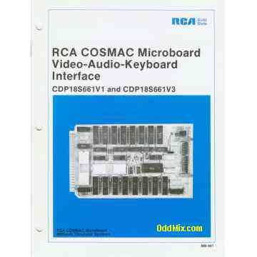 MB-661 CDP18S661 RCA COSMAC Video-Audio-Keyboard Interface User Manual [10 KB]