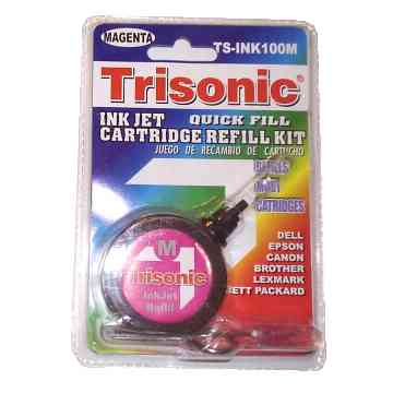 Ink Refill Kit Inkjet Magenta Trisonic TS-INK100M Hypodermic Injection Needle 3 In 14 G [11 KB]