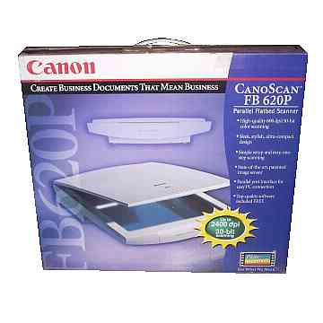 Scanner Flatbed Color LED Optical 600 DPI CIS CanoScan Parallel Canon FB 620P OCR [11 KB]