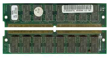 Memory 72 Pin PC DIMM DRAM Double Sided 16 Chips IBM Computer Collectible [11 KB]