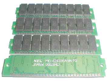 Memory SIMM 30 Pin NEC IBM PC AT Computer Replacement Part 421000A9B-70 [8 KB])