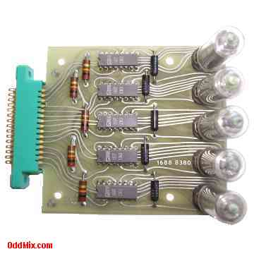 Pulse Counter Three Digit B5750S Nixie Tube Assy Decoder Driver Burroughs C-2502-3 [8 KB]