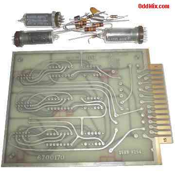 Pulse Counter Kit Three Digit B5750S Nixie Tube PCB Decoder Driver Burroughs C-2503-3 [12 KB]
