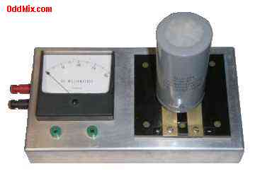 Production Tester Capacitor Conditioner for Computer Grade Electrolytic Capacitors Picture with Capacitor [6 KB]