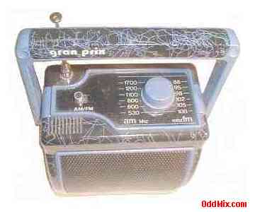 Transistor Radio Gran-Prix A-224-S AM-FM Collector's Classic Vintage Collectible [9 KB]
