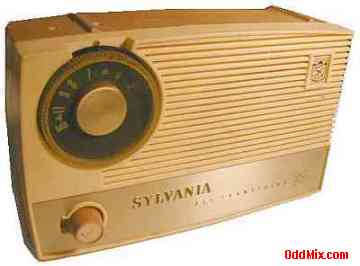 Transistor Radio Sylvania All-Transistor AM Solid State Classic Vintage Collectible [8 KB]
