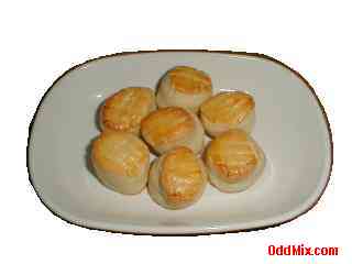 Pogacsa Original Hungarian Biscuits Ethnic Baking Recipe OddMix Cooking Collection [5 KB]