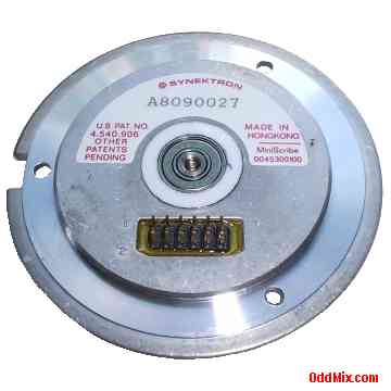 Synektron A8090027 MiniScribe 0045300100 Motor DC PM Hard Disk Platter Driver Back [10 KB]