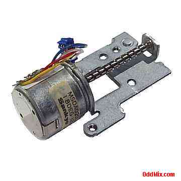 Stepping Motor 18 Degree Step Angle 12 VDC Sankyo MSDAO20L62 Precision Miniature [10 KB]