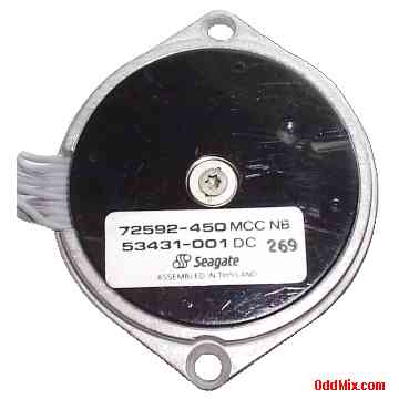 Seagate 53431-001 DC P/N 72592-450 MCC NB Stepping Motor Dual Ball Bearings Back [10 KB]