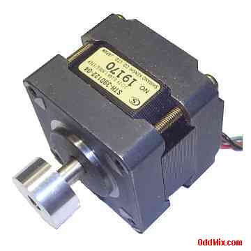 Stepping Motor 1.8 Degree Step 12 VDC 6 Wire Shinano Kenshi STH-39D122-04 Precision [8 KB]