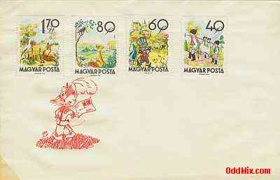 1960 Fairy Tales (II) Partial Uncancelled Set Commemorative Envelope 2 [10 KB]