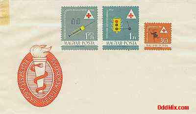 1961 Health Care (Red Cross V) Special Commemorative Stamped Envelope 1 [10 KB]