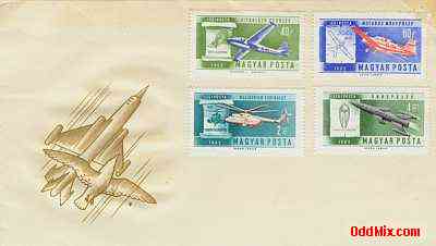1962 From Ikarus to the Space Rockets Partial Uncancelled Set Stamped Envelope 2 [10 KB]