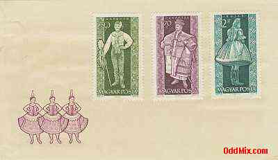 1963 Native Dresses Uncancelled Partial Set Commemorative Stamped Envelope 3 [10 KB]