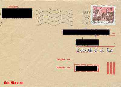 11985 Stamped Standard Postal Envelope Nice Full Cancellation Mark [10 KB]