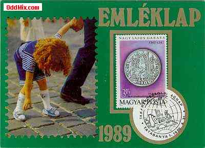 1989 Takarkossgi vilgnap klnleges alkalmi blyeges emlklap [18 KB]