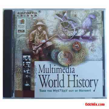 Multimedia World History CD ROM Reference Windows MS DOS Vintage Collectible [13 KB]