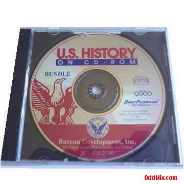 U.S. History on CD-ROM Multimedia Edition Windows Mac Reference Vintage Software [10 KB]