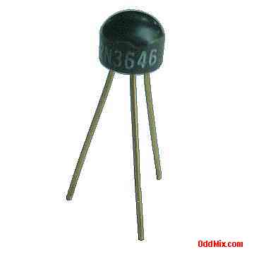 2N3646 Transistor Silicon N-P-N HS Switch Fairchield TO-92 Package Vintage Collectible [5 KB]