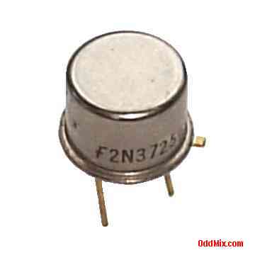 2N3725 Fairchield Silicon N-P-N Planar Transistor MIL JEDEC TO-39 Hermetic Package [5 KB]