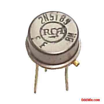 2N5189 RCA Silicon N-P-N High Frequency Amplifier Transistor MIL Metal TO-5 Package [6 KB]