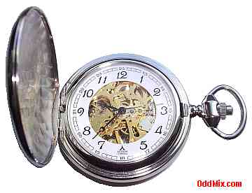 Astron Pocket Watch Swiss Mechanical 17 Jewel Front Open [12 KB]