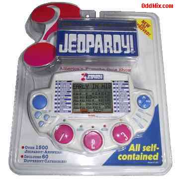 Jeopardy! Deluxe Interactive Game Tiger Electronics Model 07-587 1500 Plus Questions [13 KB]