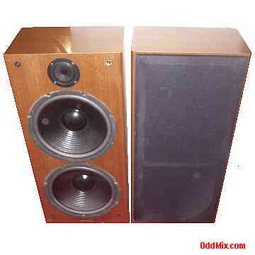 Speaker System 100 Watt Dual 11 Inch Woofer Radio Shack Optimus-1155 Classic NJ Local [8 KB]