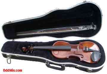 Violin Outfit Klaus Mueller Model 320T Year 1994 Three Qurter Size Musical Instrument [8 KB]