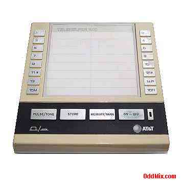 AT&T Telehelper 1600 FCC CK77V-11427-DI-E Automatic Pulse/Tone Telephone Dialer [10 KB]