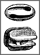 Figure 2. Airplane strain insulator glazed low absorption porcelain [2 KB]