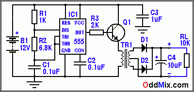 Figure 1. Schematic of HV DC to DC Converter [5 KB]