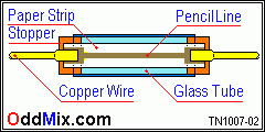 Figure 2. Home Made Grid Leak Resitor Assembly Cross Section [3 KB]