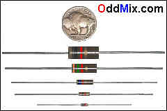 Figure 3. Carbon Compound CC Resistor Set 1/8 - 2 Watts [5 KB]