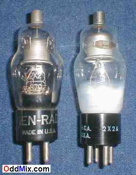 Picture 2. Vacuum Tube Internal Assembly [10 KB]