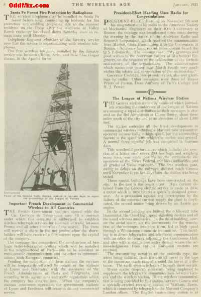 The Wireless Age Page 8, January 1921 [25 Kbyte]
