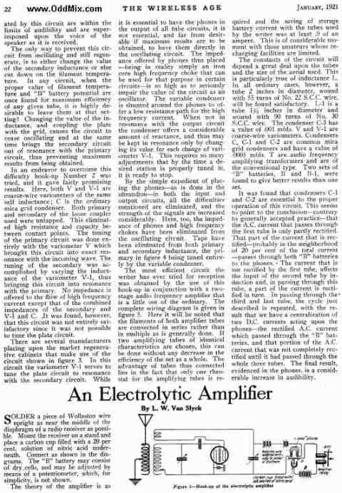 The Wireless Age 1921 Jan. Page 22 (50 KB)