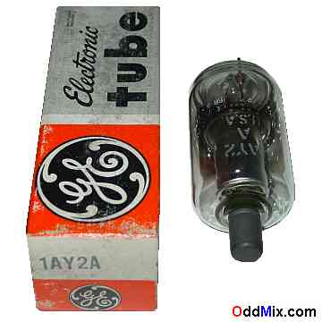 1AY2A Half-Wave High Voltage Diode Vacuum Rectifier GE Electronic Tube [12 KB]