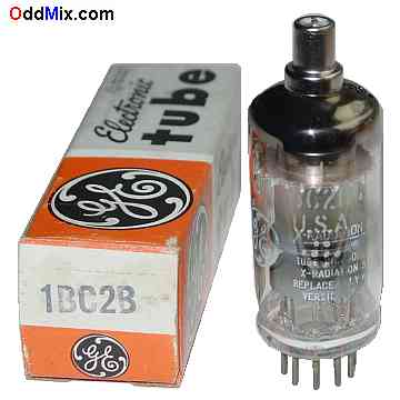 1BC2B Half-Wave High Voltage Diode Vacuum Rectifier GE Electronic Tube [12 KB]