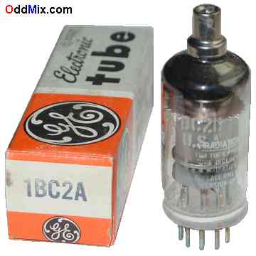 1BC2B Half-Wave High Voltage Diode Vacuum Rectifier GE Electronic Tube