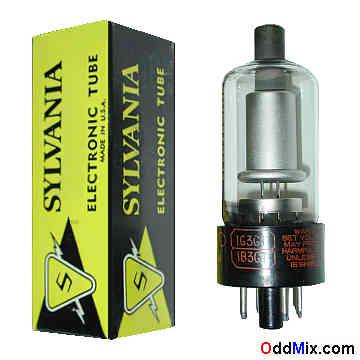 1G3GT Half-Wave High Voltage 30 KV Diode Rectifier Sylvania Electronic Vacuum Tube [14 KB]