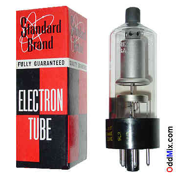 1J3 Half-Wave High Voltage 30 KV Diode Rectifier KRE Zenith Vacuum Tube [15 KB]