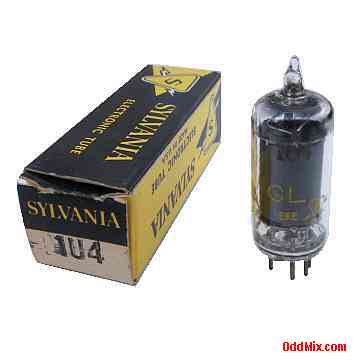 1U4 Sharp-Cutoff Pentode Battery Type Sylvania Glass Electronic Vacuum Tube [8 KB]