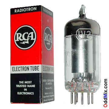 1V2 Half-Wave High Voltage Diode Vacuum Rectifier RCA Radiotron Electronic Tube [13 KB]