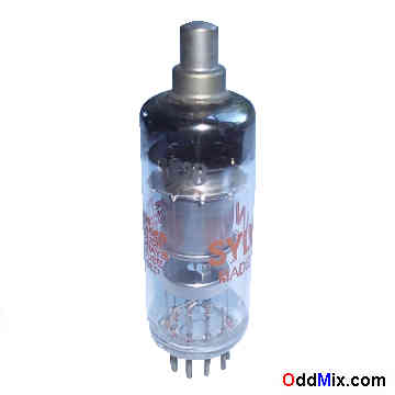 1X2B Pulsed Half Wave High Voltage 20 KV Rectifier Sylvania Electronic Vacuum Tube [7 KB]