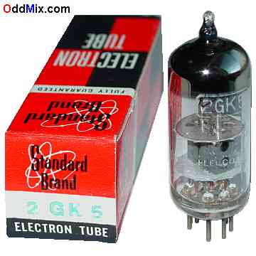 2GK5 High-Mu Triode VHF RF Amplifier Electronic Vacuum Tube [14 KB]